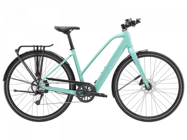 Bicicleta electrica Trek FX+ 2 MS LT Blue Sage XL Livrare expres