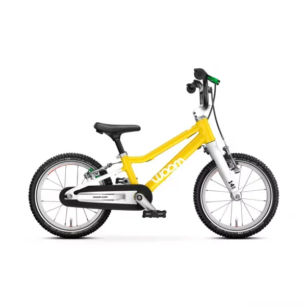 BICICLETA COPII WOOM GO 2 YELLOW 14inch Reducere