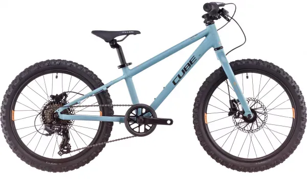 BICICLETA CUBE ACID 200 DISC TEALBLUE ORANGE 2025 roti 20" Comandă acum
