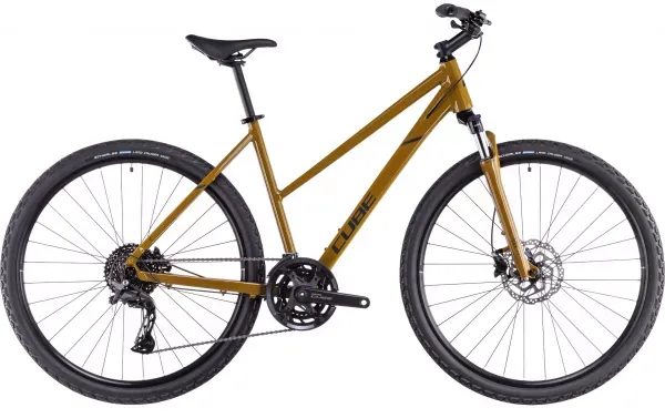 BICICLETA CUBE NATURE PRO TRAPEZE WILLOWGREEN BLACK 2025 M (54 cm) Cumpără online