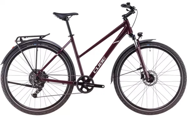 BICICLETA CUBE NATURE ONE ALLROAD TRAPEZE AMARONE LUNAR 2025 M (54 cm) Lichidare de stoc
