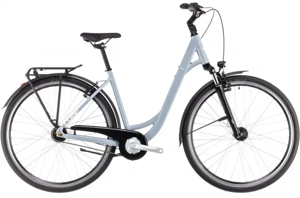 BICICLETA CUBE TOWN ONE EASY ENTRY POLARGREY WHITE 2025 53 cm Ofertă specială