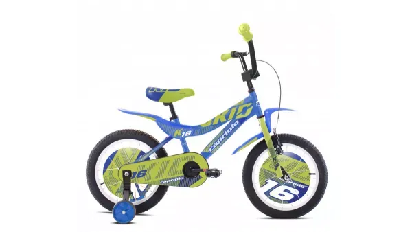 BICICLETA CAPRIOLO KID BLUE LIME 16 ONESIZE Comandă acum