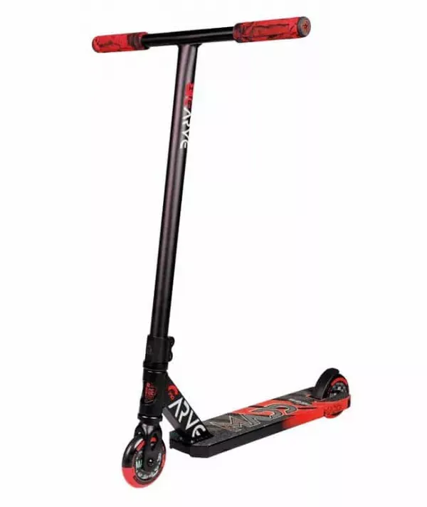 Cumpărături sigure TROTINETA STUNTSCOOTER MADD CARVE PRO-X ROTI 100MM NEGRU-ROSU