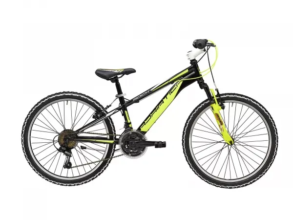 BICICLETA MTB ADRIATICA ROCK 24 18V NEGRU/GALBEN Ofertă de sezon