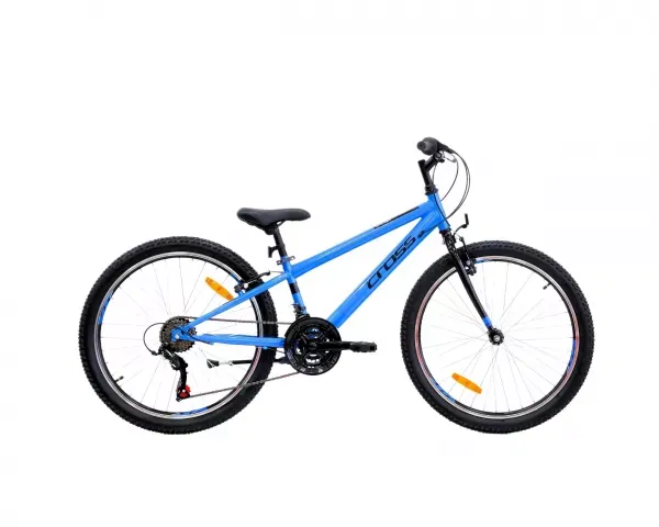 Nu rata BICICLETA COPII MTB CROSS SPIDER 24INCH 8-10 ANI Albastru