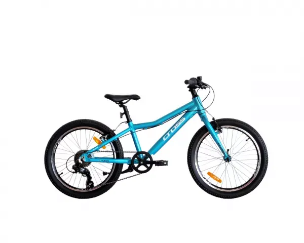 BICICLETA COPII MTB CROSS SUPER LIGHT 20INCH BLUE METALLIC 6-8 ani Retur ușor