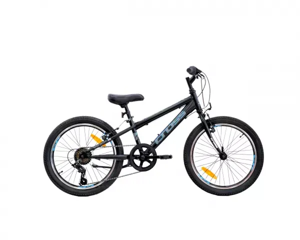 BICICLETA COPII MTB CROSS SPEEDSTER 20INCH STEEL BLACK 6-8 ani Promoție