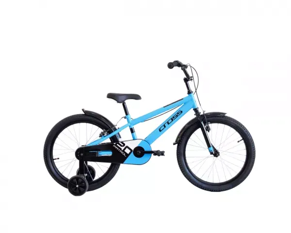 BICICLETA COPII MTB CROSS PATROL 20INCH 6-8 ANI Albastru light Reduceri