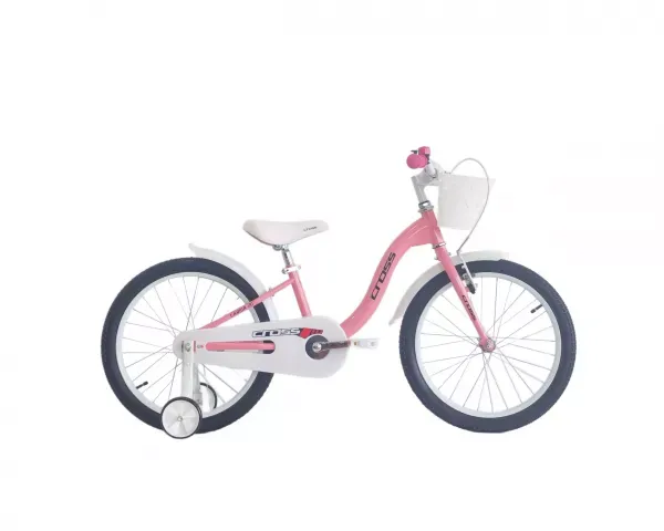BICICLETA COPII MTB CROSS LARISA COASTER BREAK 20INCH LIGHT PINK 6-8 ani Chilipir