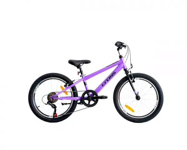 BICICLETA COPII MTB CROSS HARMONY 20INCH 6-8 ANI Violet Preț promoțional