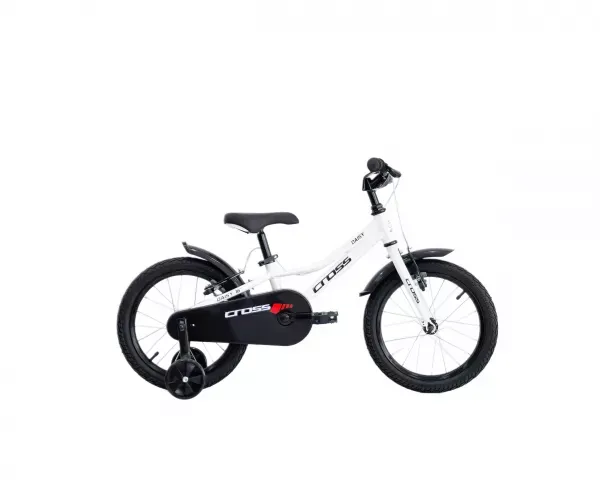 Mai ieftin BICICLETA COPII MTB CROSS DAISY 16INCH 4-6 ANI Alb