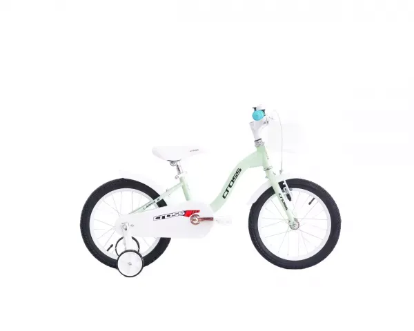 BICICLETA COPII MTB CROSS LARISA COASTER BREAK 16INCH LIGHT GREEN 4-6 ani Super ofertă