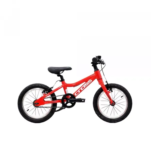 Preț redus BICICLETA COPII MTB CROSS SUPER LIGHT 14INCH 3-5 ANI Rosu