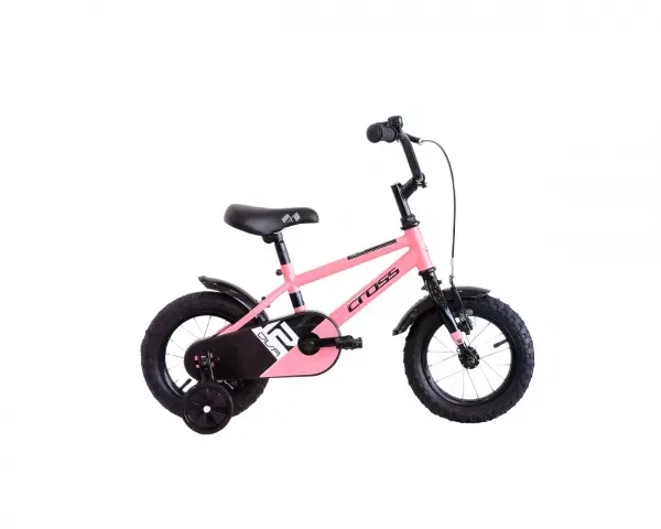 Premium BICICLETA COPII MTB CROSS DIVA 12INCH 1-3 ANI Roz light