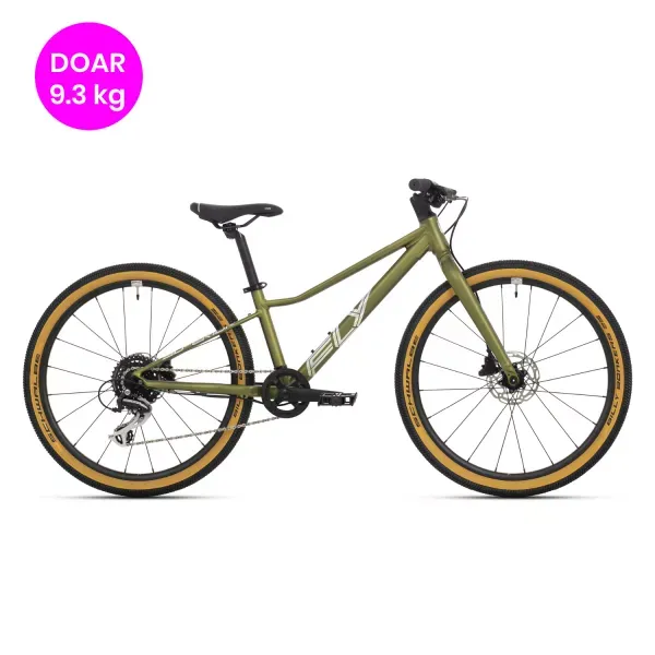 Preț promoțional BICICLETA SUPERIOR FLY MATTE OLIVE METALLIC/HOLOGRAM CHROME 24inch