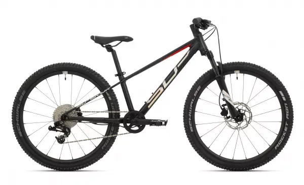 BICICLETA SUPERIOR TEAM MATTE BLACK/HOLOGRAM CHROME/TEAM RED 24inch Chilipir