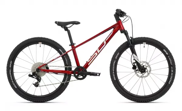 BICICLETA SUPERIOR TEAM DARK RED/HOLOGRAM CHROME 24inch Promoție