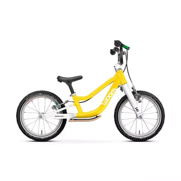 Discount BICICLETA COPII WOOM GO 1 PLUS YELLOW 14inch
