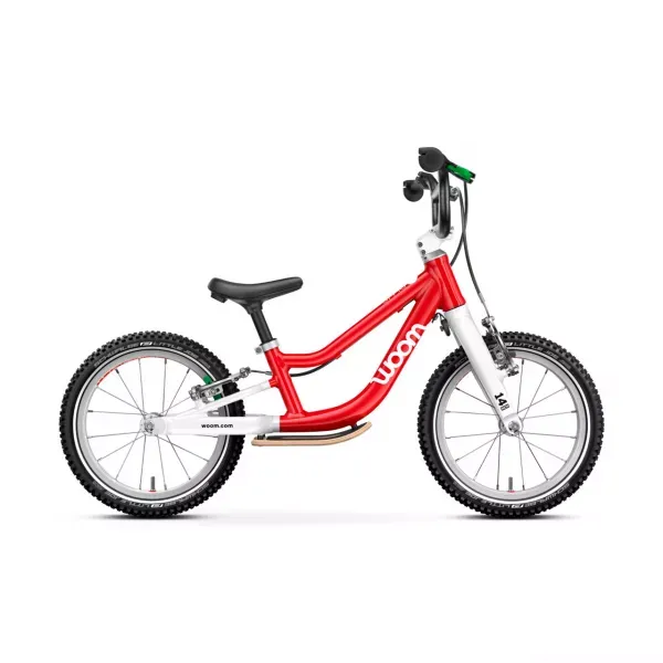Preț promoțional BICICLETA COPII WOOM GO 1 PLUS RED 14inch