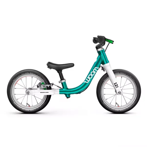 Comandă acum BICICLETA COPII WOOM GO 1 METALLIC PETROL 12inch