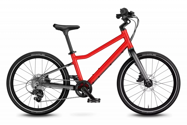 Disponibil imediat BICICLETA COPII WOOM EXPLORE 4 RED 20inch