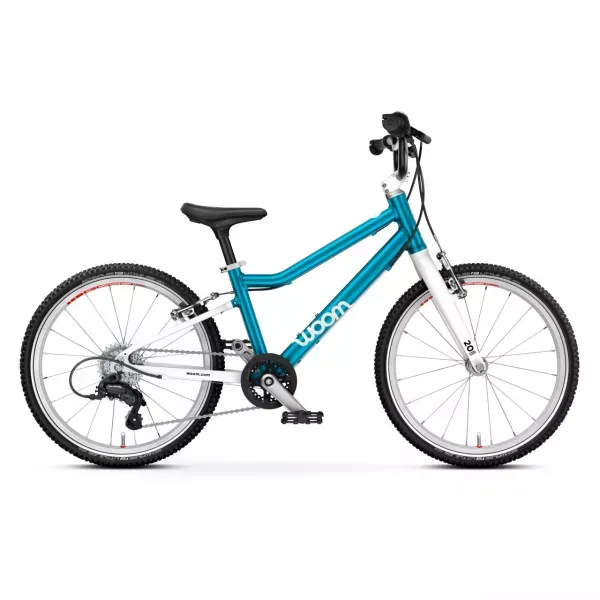 BICICLETA COPII WOOM GO 4 METTALIC BLUE 20inch Popular