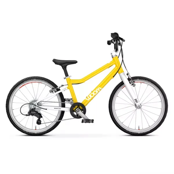 Preț redus BICICLETA COPII WOOM GO 4 YELLOW 20inch