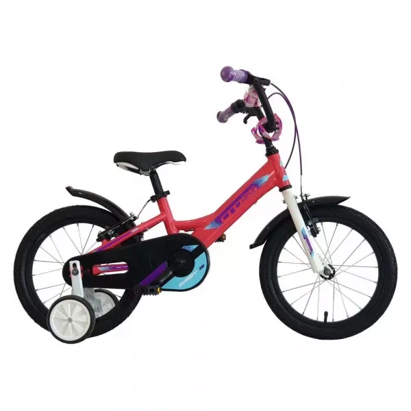 BICICLETA COPII MTB CROSS DAISY 16" 4-6 ANI ROZ Cel mai vândut