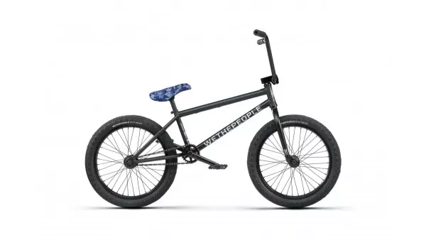 BICICLETA BMX WTP CRYSIS 20INCH 21.0TT 2021 NEGRU MAT Lichidare de stoc