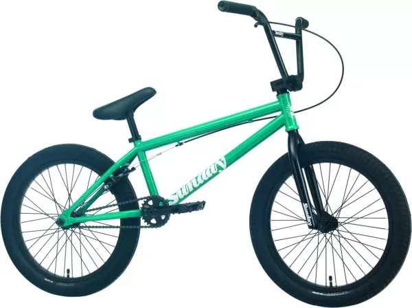 BICICLETA BMX SUNDAY PRIMER 20" MY2022 20"TT BILLIARD GREEN Transport gratuit