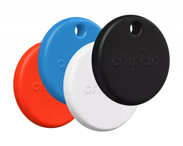 Ofertă exclusivă TRACKER GPS CHIPOLO POP X4 RED/BLUE/WHITE/BLACK Set