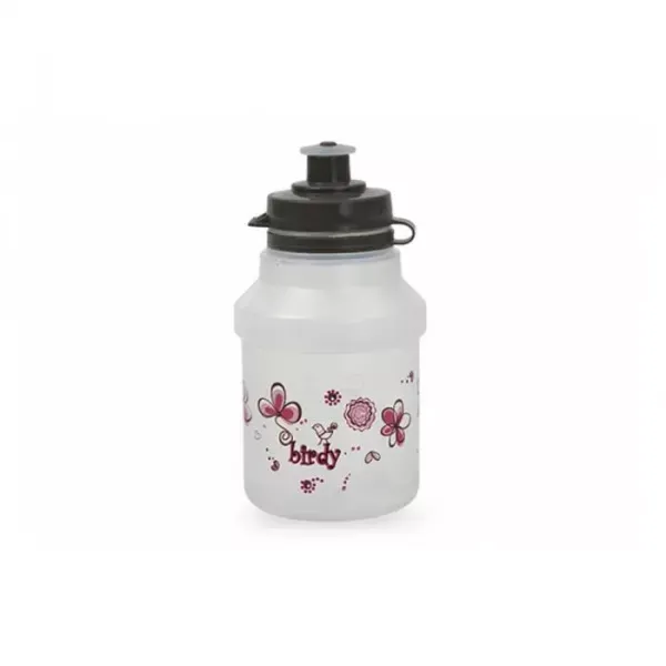 Cumpără online BIDON POLISPORT 350ML BIRDY CU CLIP-ON + SUPORT BIRDY ALB-ROSU