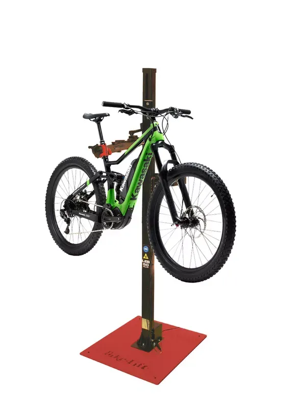 STAND REPARATIE BICICLETA BIKE LIFT VERTICAL ELECTRIC POWER LIFT LEB-50 Rosu Livrare expres