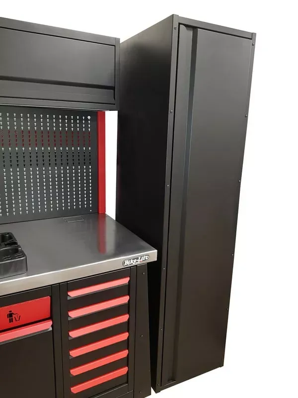 DULAP SCULE BIKE LIFT ARMADIO 1 ANTE - TOOLS LOCKER 1 DOORS Negru Plată securizată