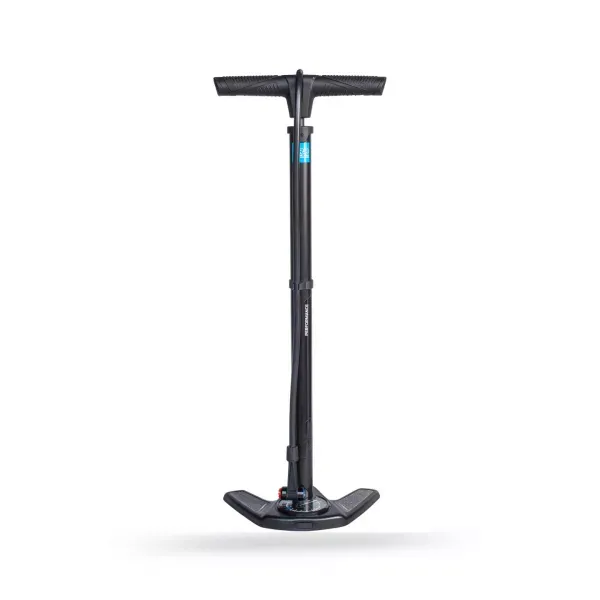 Livrare rapidă POMPA DE PODEA CU MANOMETRU PRO FLOORPUMP PERFORMANCE NEGRU