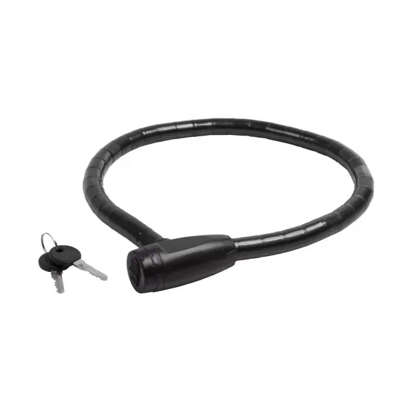 Super ofertă ANTIFURT CU CHEIE M-WAVE "HD 18.8" CU ARMURA ARTICULARA Negru