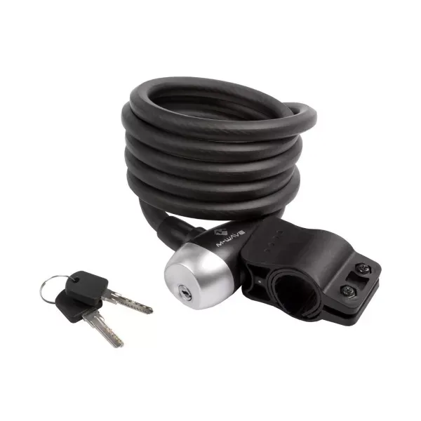 ANTIFURT HEXAGONAL CU CHEIE M-WAVE "S 12.18" Negru Ultima șansă