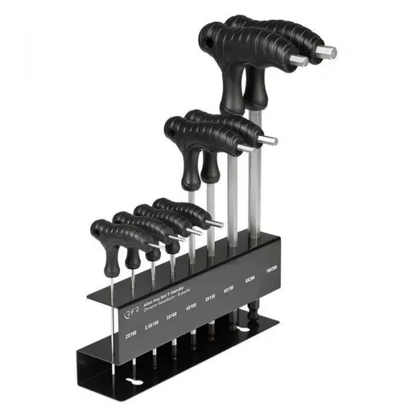 SET CHEI IMBUS (IMBUSURI) CU MANER RFR T-FORM 2/2.5/3/4/5/6/8/10MM Ofertă exclusivă
