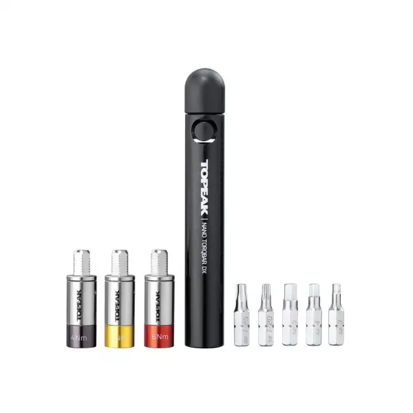 SET MINI UNELTE DINAMOMETRICE TOPEAK TORQBAR DX TT2570 NEGRU ARGINTIU Disponibil imediat