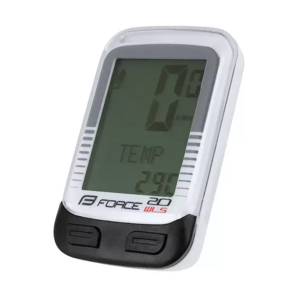 Livrare rapidă CICLOCOMPUTER FORCE WLS 20F FARA FIR ALB