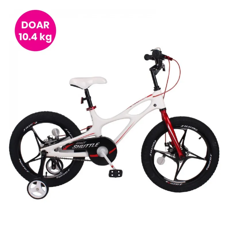 Plată sigură Bicicleta Royal Baby Space Shuttle 18 White