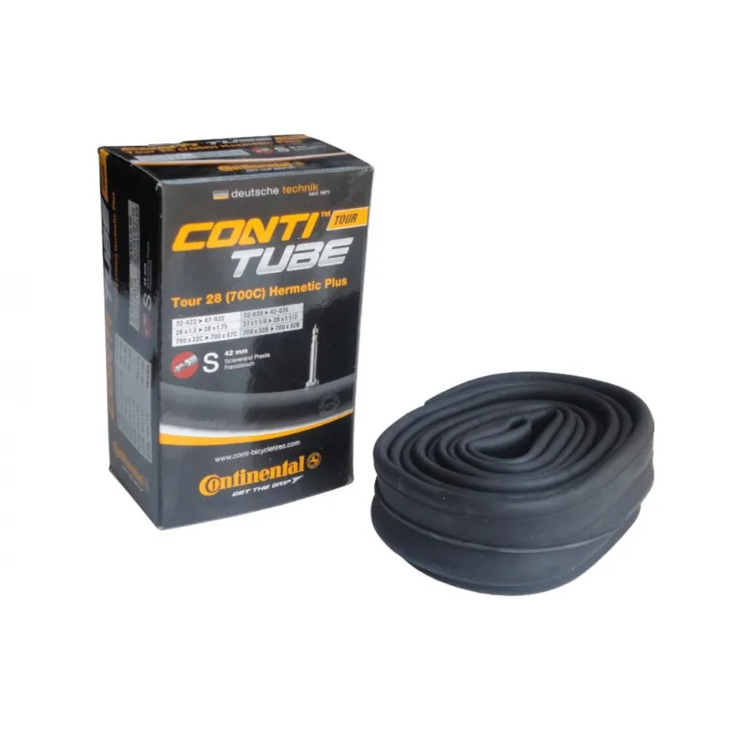 Camera Continental Tour 28 Hermetic Plus 32/47-622/635 28x1.5-1.75 S42 Expediere rapidă