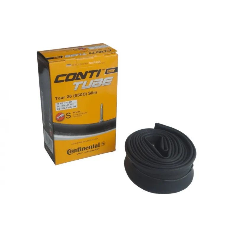 Ofertă limitată Camera Continental Tour 26 Slim 28/32-559/597 26x1 1/8-1.3 S42