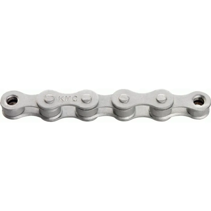 Livrare rapidă Lant KMC S1 Wide Single Speed 112 Zale Argintiu mat