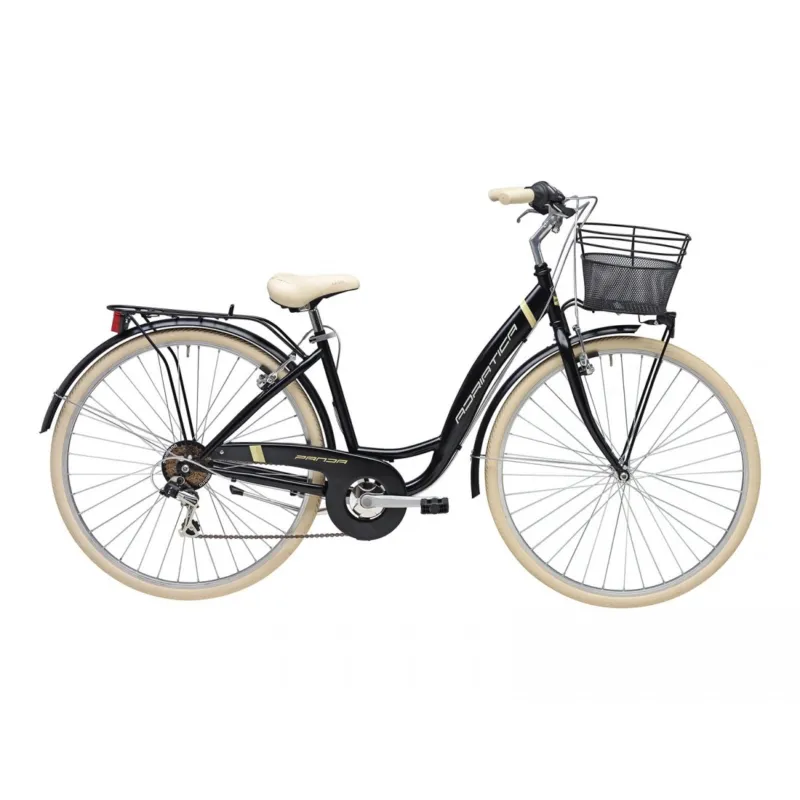Bicicleta Adriatica Panda 28 Lady 6V Negru Mat 42 cm Preț mic