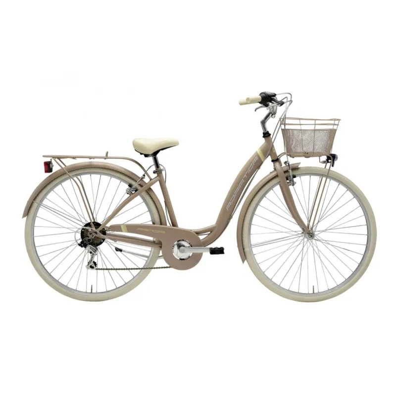 Preț promoțional Bicicleta Adriatica Panda 28 Lady 6V Matt Sand 42 cm