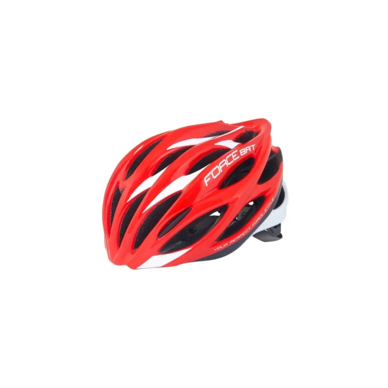 Casca Force Bat rosu/alb L-XL (57-61 cm) Ofertă limitată