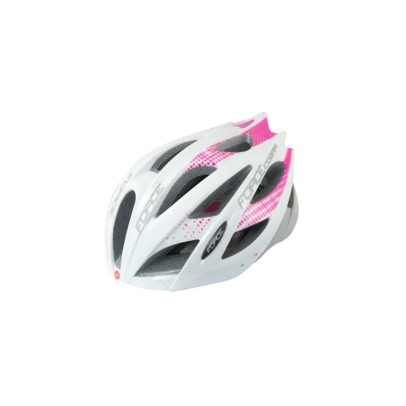 Cumpără online Casca Force Cobra alb/roz/gri L-XL (58-63 cm)