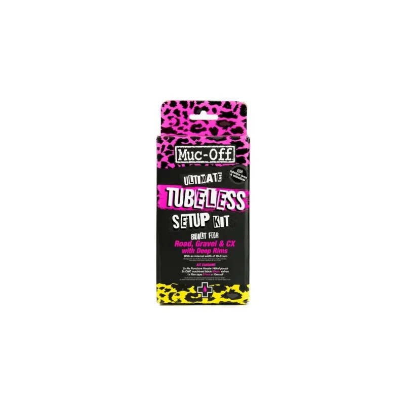 Cel mai vândut Kit Tubeless Muc-Off Ultimate - Road 60mm